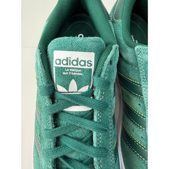Adidas Superstar ADV Shell Toe Sneakers Collegiate Green JQ1103 Mens 7.5 NEW - Picture 3 of 9